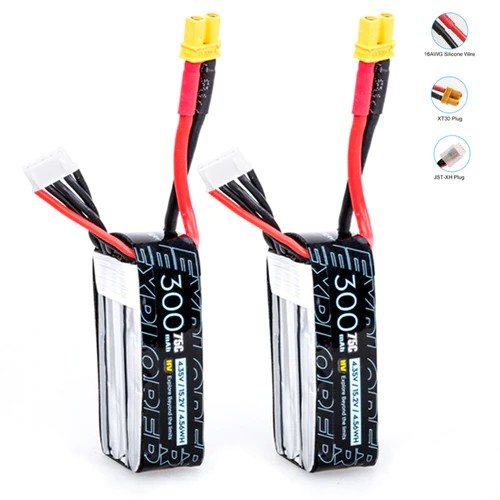 Bateria Flywoo Explorer 300 mAh HV 4s 75C Lipo Battery ( 1PCS )