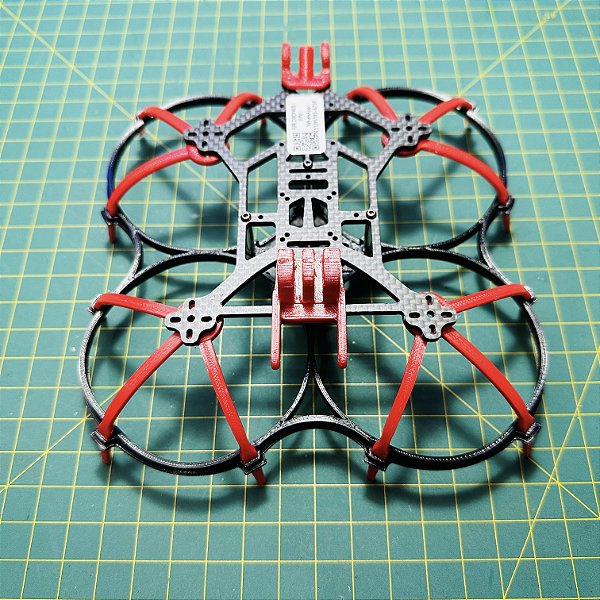 Frame Velociraptor 110x 3 Inch 110mm Wheelbase 3mm Arm TPU Carbon Fiber Frame Kit Whoop for RC Drone FPV Racing