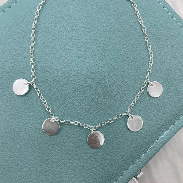 Pulseira Medalhinhas em Prata