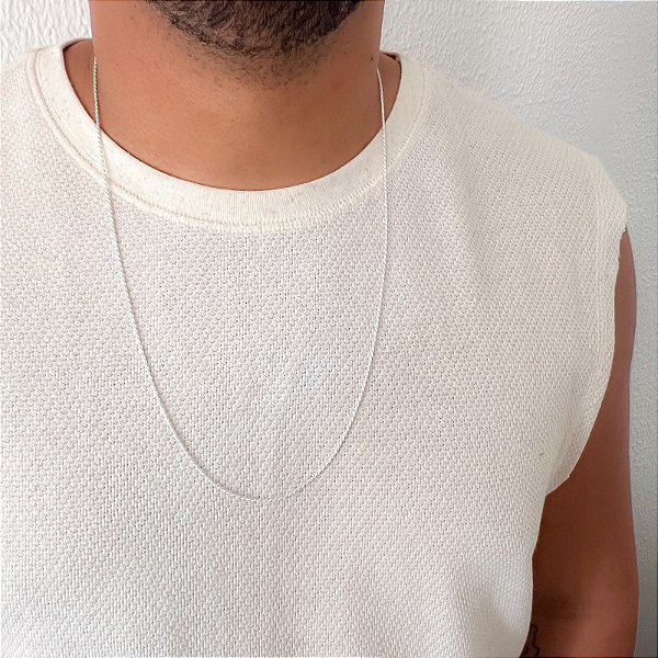 Corrente 1,5mm Cordão Baiano 70cm