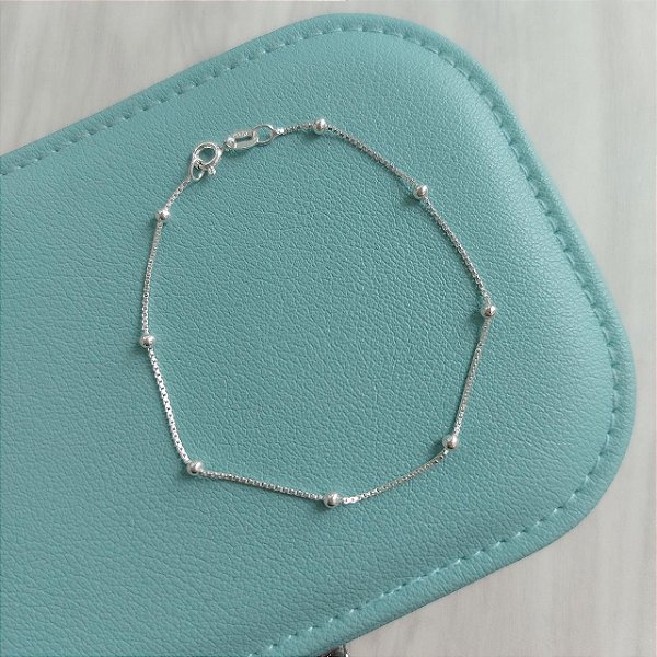 Pulseira Bolinhas em Prata