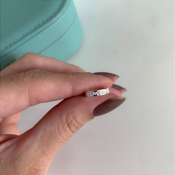 Piercing Fake Abençoada em Prata
