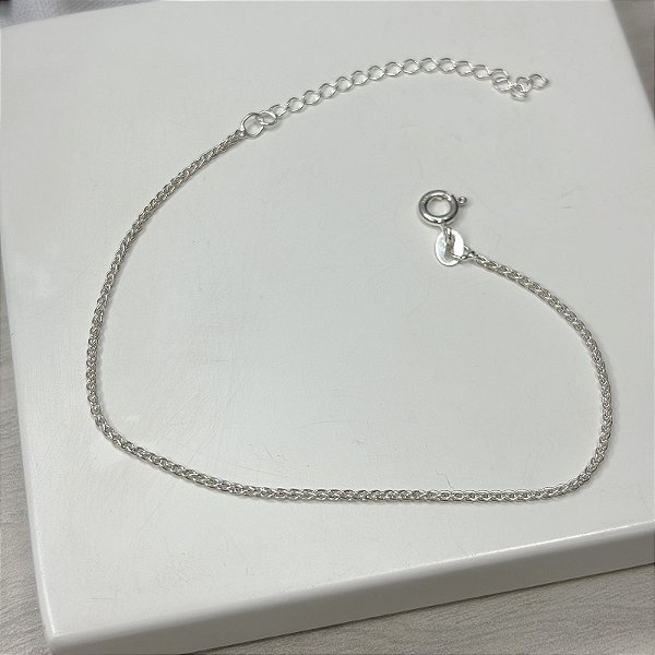 Pulseira Trançada em Prata