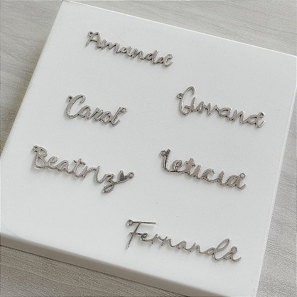 Colar de Prata com Nome