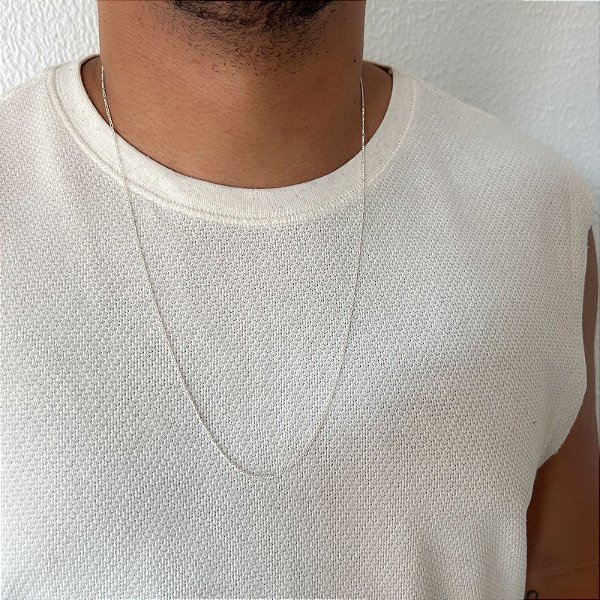 Cordão 3 por 1 Fino em Prata 925 60cm