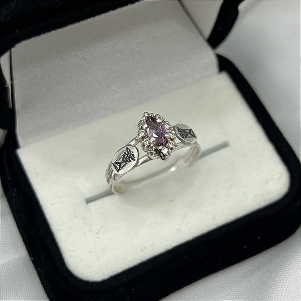 Anel de Formatura em Prata - modelo 7002