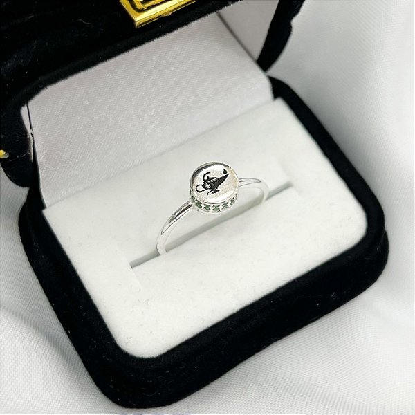 Anel de Formatura em Prata - modelo 7007