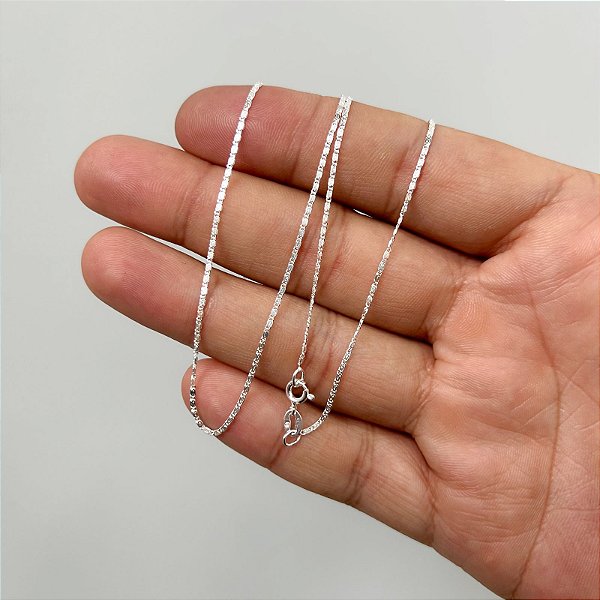 Corrente Elo Mimosa em Prata 925 – 60cm
