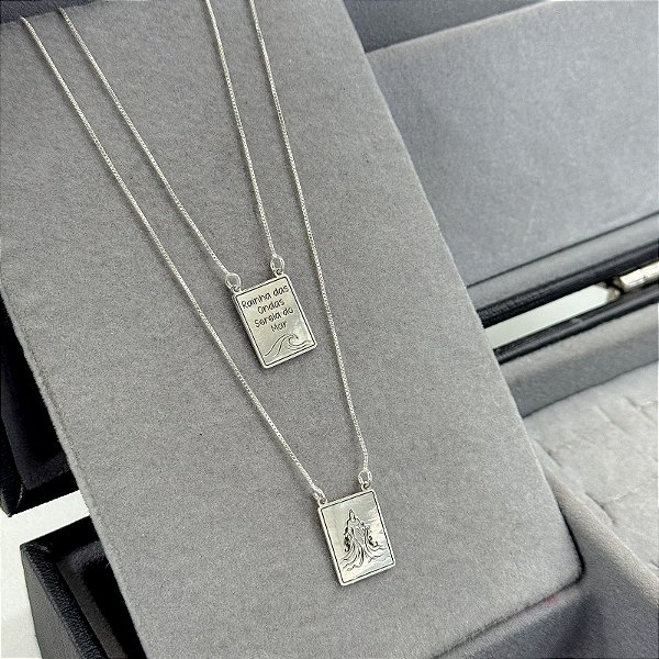 Escapulário Iemanjá em Prata