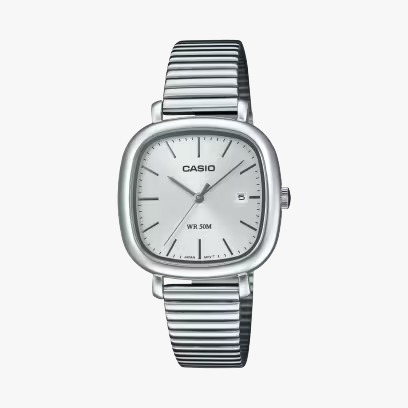 Relógio Casio Vintage Unissex LTP-B166D-7AVDF Prateado