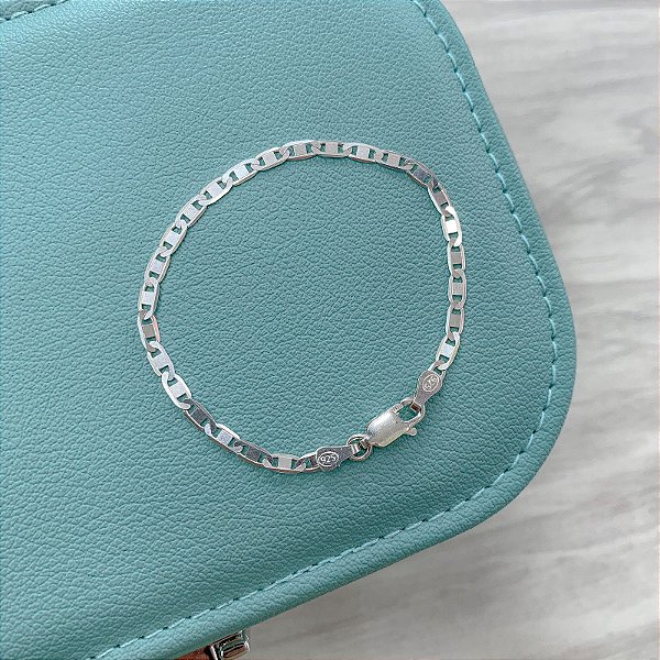 Pulseira Infantil Fita em Prata