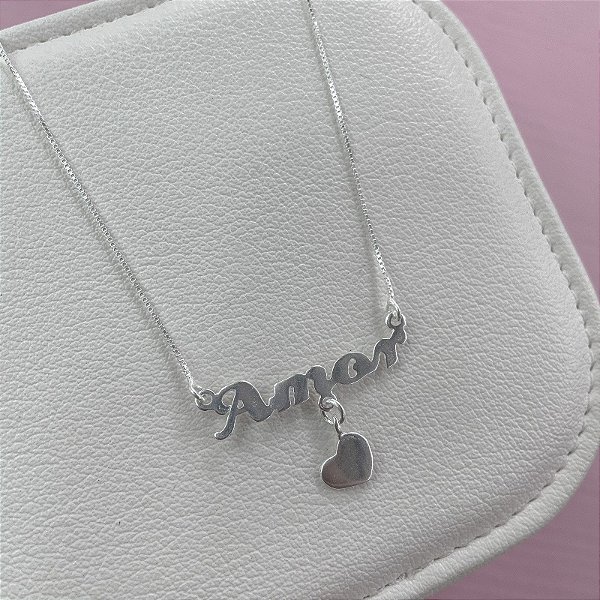 Colar Amor em Prata