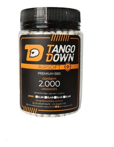 BBs 0.32 Tango Down 2000 Unid. PREMIUM BBS.