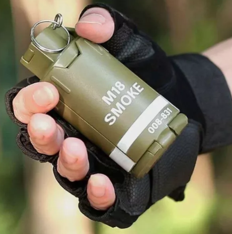 Granada Projétil Smoke M18 Bbs Funcional Por Mola Airsoft