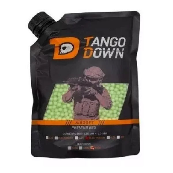 BBS 0.25 (TRACER) TANGO DOWN 4000 UNID. PREMIUM BBS.