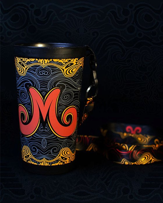 Kit Copo Miraj (Copo, cordão e porta-copo)