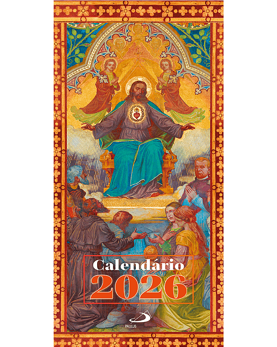 Calendário Santos 2026 - Postais