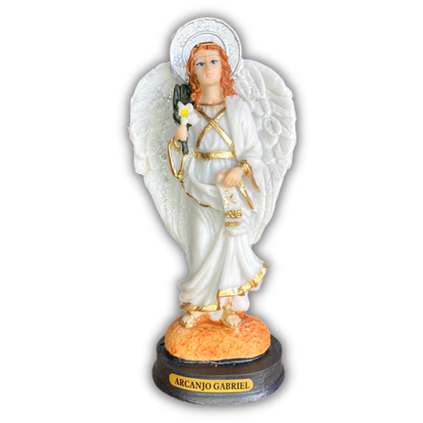 Imagem em Resina Arcanjo São Gabriel 15cm