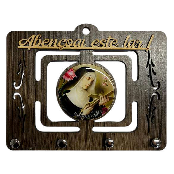 Porta chave em MDF resinado Santa Rita