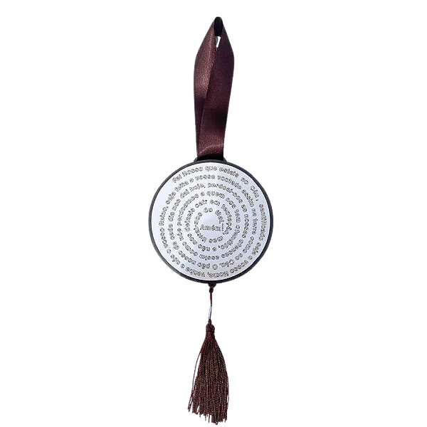 Mandala Cetim com Oração do Pai Nosso