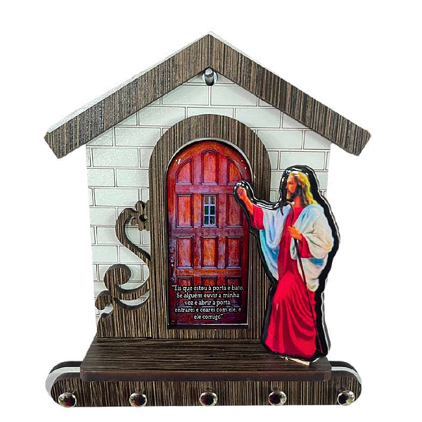 Porta chave Bate na Porta