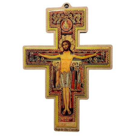 Cruz de São Damião 22cm Tradicional Religiosa