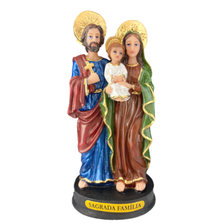 Imagem Resina Sagrada Família 12cm