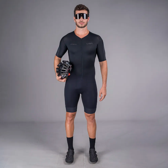 Macaquinho Tri C/ Manga Woom Carbon Storm Black Masculino