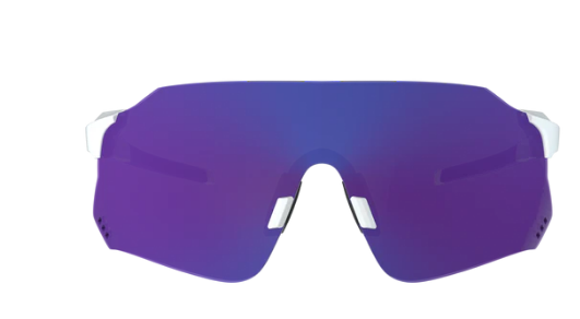 Óculos De Sol HB Quad X 2.0 - Pearled White/ Blue Chrome