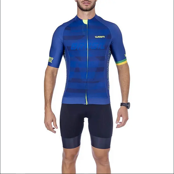 Camisa de Ciclismo Woom Supreme Brasil Masculina