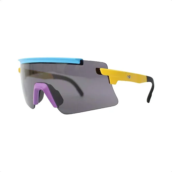 Óculos de Sol HB Apex Esportivo Colorful Gray Amarelo