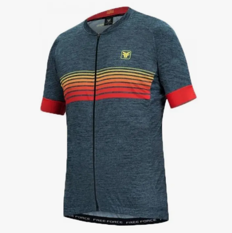 Camisa de Ciclismo Free Force Sport Sunshine Masculina