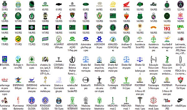 Pacote com 150 Logotipos