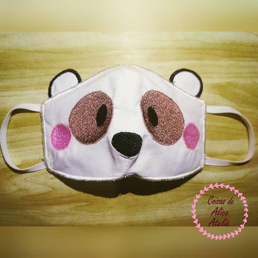 Máscara Infantil - Panda