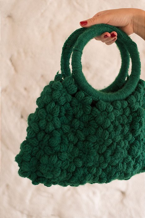 large knitting bolsa