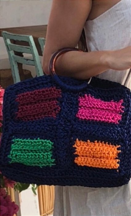 small crochet bolsa pattern