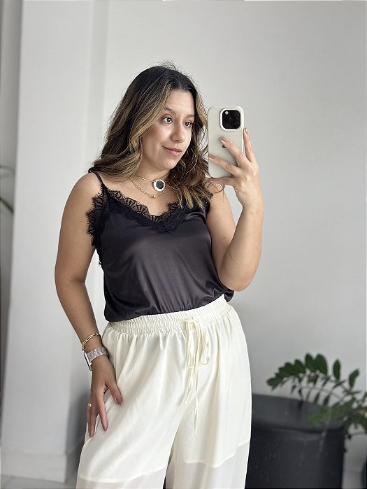 Blusa cetim