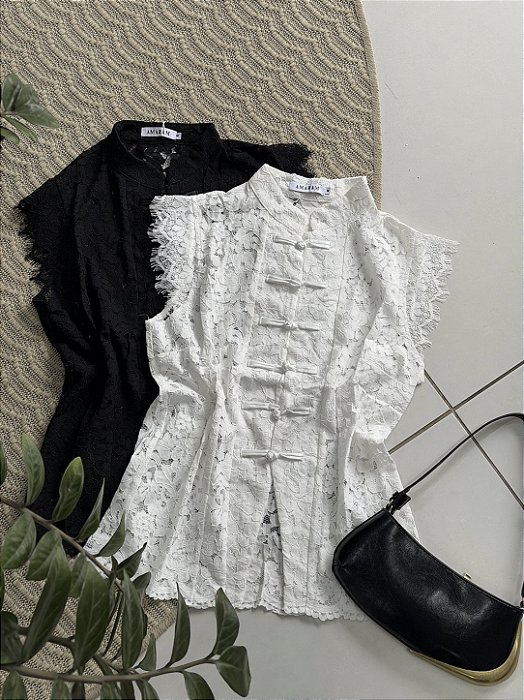 BLUSA RENDA AMELIA
