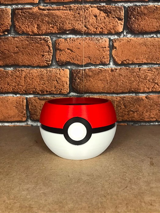 Vaso Pokebola Impressão 3D