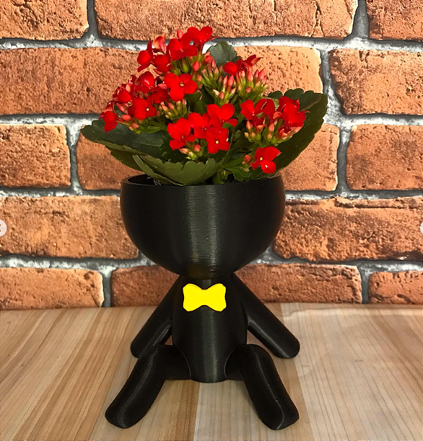 Vaso bob com gravata Impressão 3D