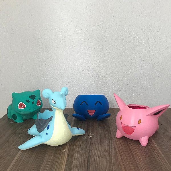 Kit Vasos Pokémon Impressão 3D