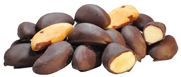 Castanhas do Pará drageadas em chocolate 70% cacau (200g)