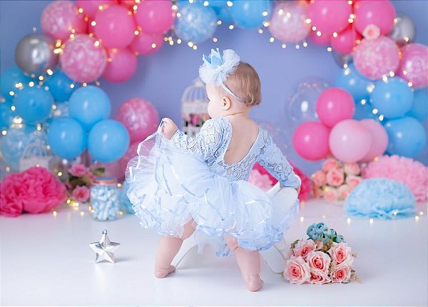Tutu Baby Azul Claro