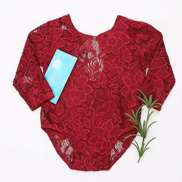 Body De Renda Marsala