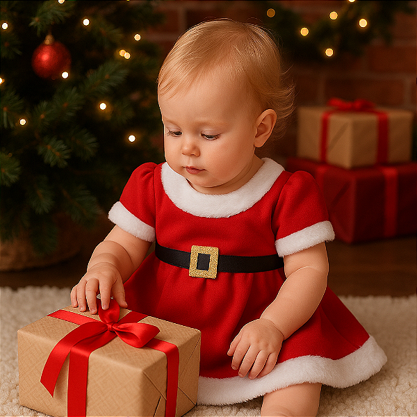 Vestido Mamãe Noel