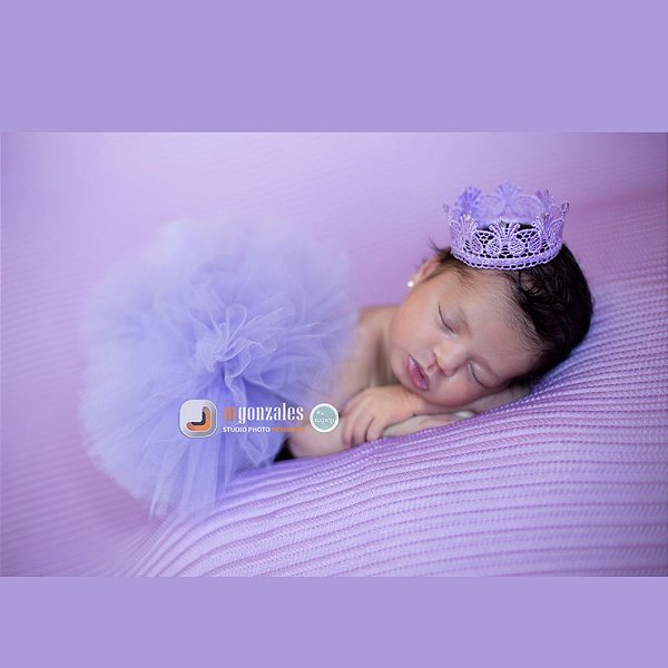 Tutu Newborn Lilás