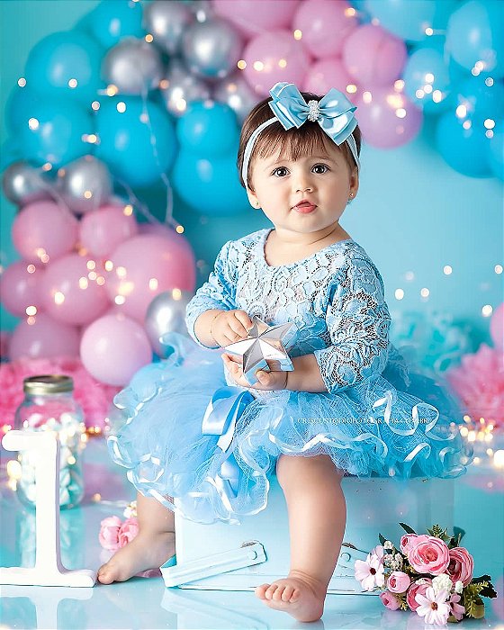 Body De Renda Azul Francia