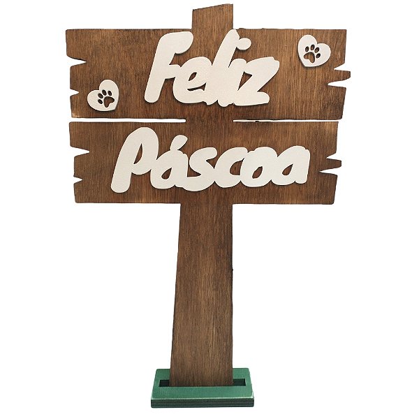 Plaquinha Feliz Páscoa