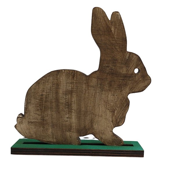 Coelhinho de Páscoa Dupla Face Sentado