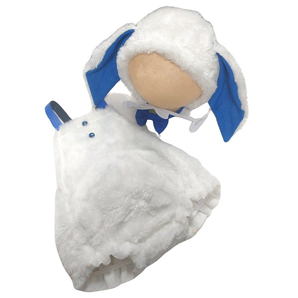 Páscoa Azul Pelúcia Lisa